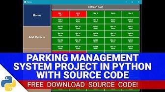 'Video thumbnail for Parking Management System Project in Python with Source Code (Free Download) 2022'