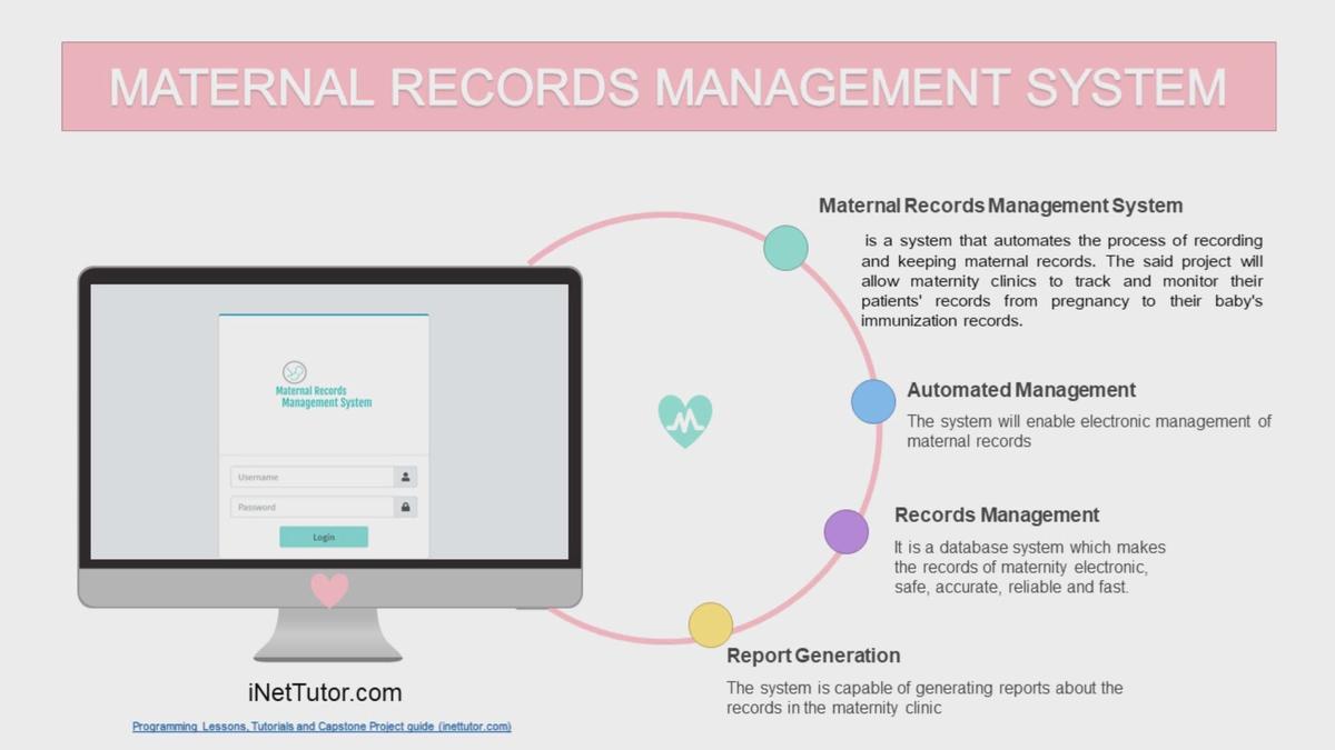 'Video thumbnail for Maternal Records System Free Template'