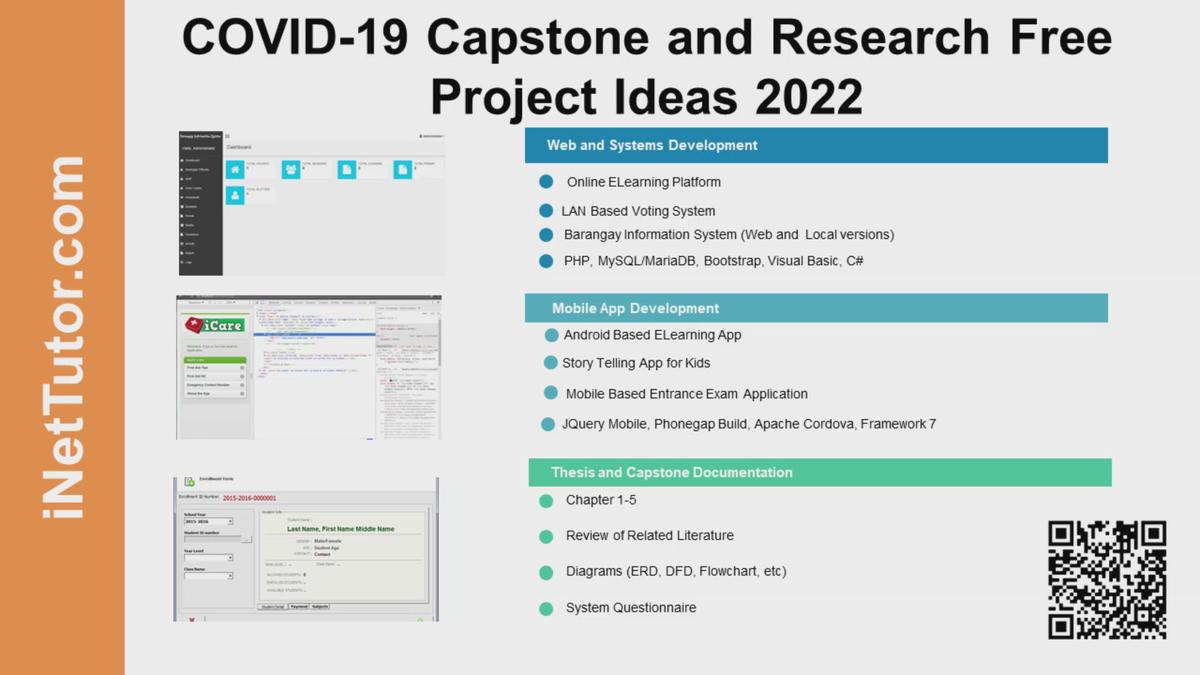 'Video thumbnail for COVID-19 Capstone and Research Free Project Ideas'
