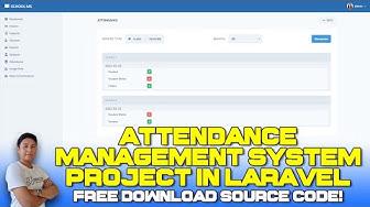 'Video thumbnail for Attendance Management System Project in Laravel with Source Code (Free Download) 2022'