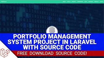 'Video thumbnail for Portfolio Management System Project in Laravel with Source Code (Free Download)'