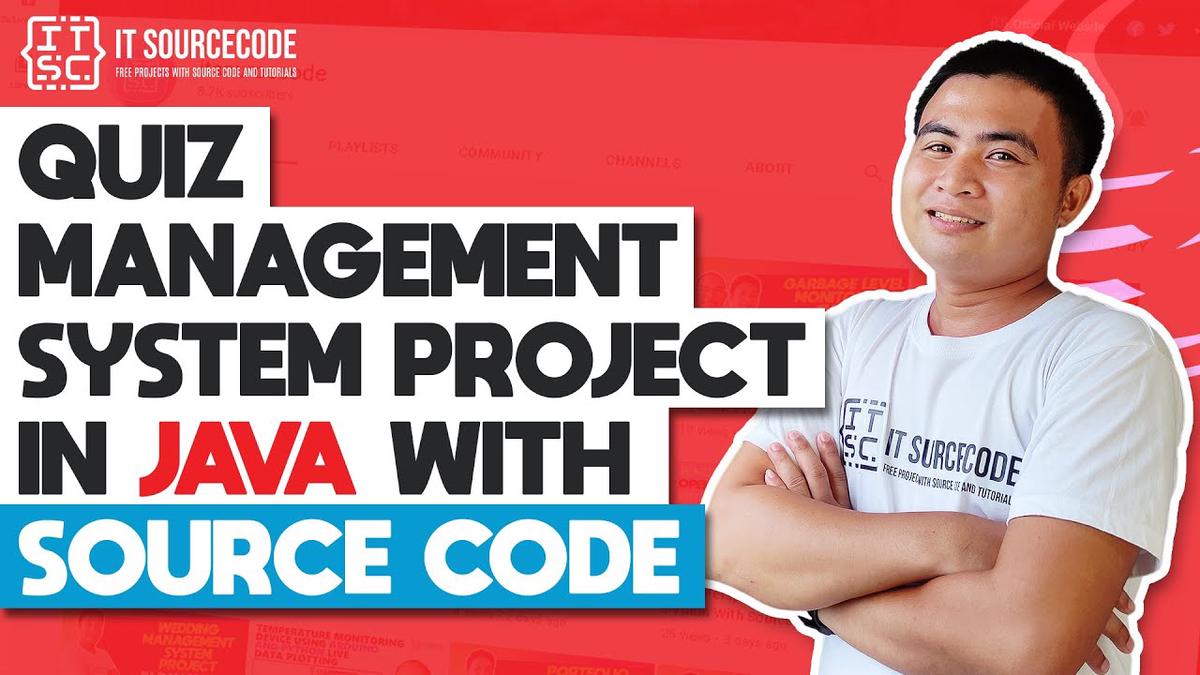 'Video thumbnail for Quiz Management System in Java with Source Code | Java Projects with Source Code'