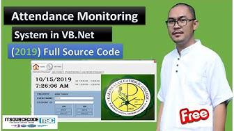 'Video thumbnail for Attendance Monitoring System VB.Net [FULL SOURCE CODE]| (2019) Best Practices'