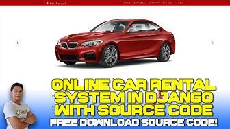 'Video thumbnail for Online Car Rental System in Django with Source Code (Free Download) 2022'