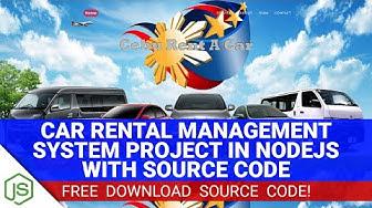 'Video thumbnail for Car Rental Management System Project in Node JS with Source Code (Free Download)'