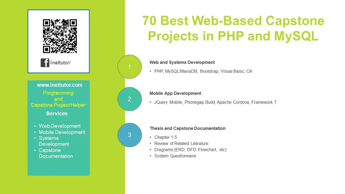 'Video thumbnail for 70 Best Web Based Capstone Projects in PHP and MySQL'