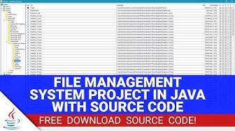 'Video thumbnail for File Management System In Java With Source Code (Free Download)'