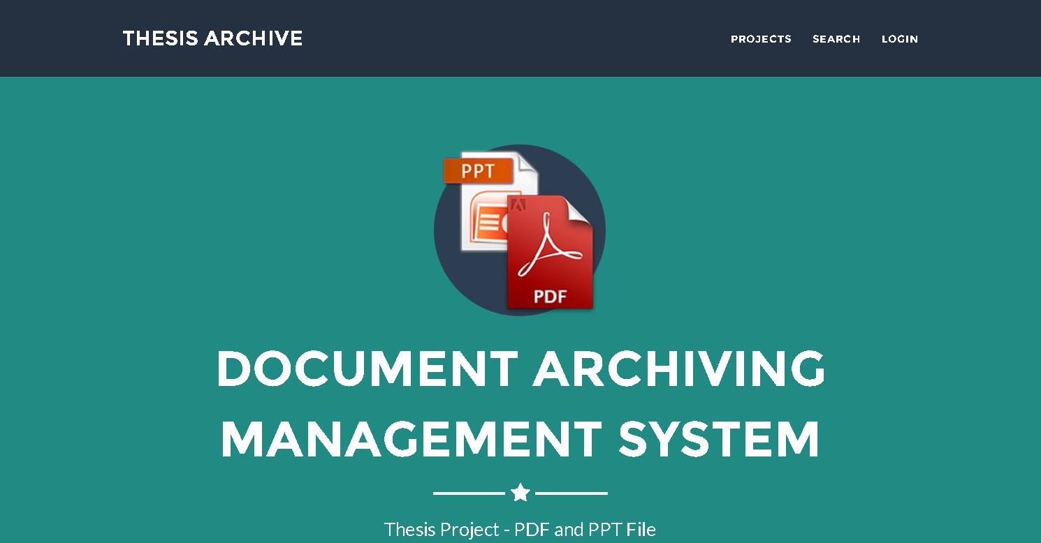 thesis about document management