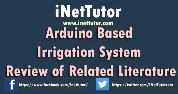 Arduino Based Irrigation System Review of Related Literature