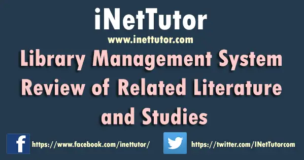 library management system literature review pdf