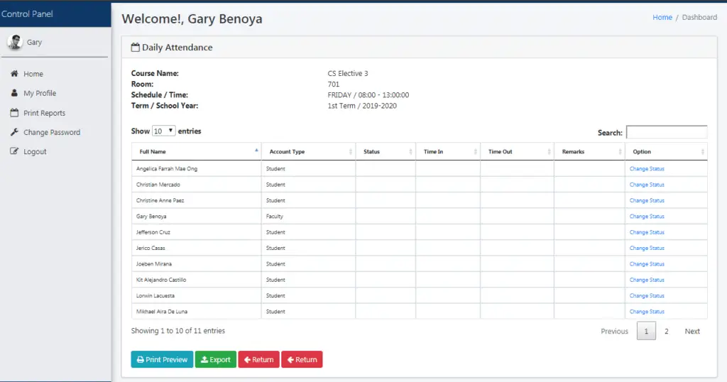 RFID Based Online Attendance with SMS in PHP, MySQL and Bootstrap