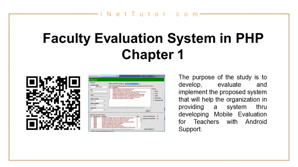 What Is Faculty Evaluation System