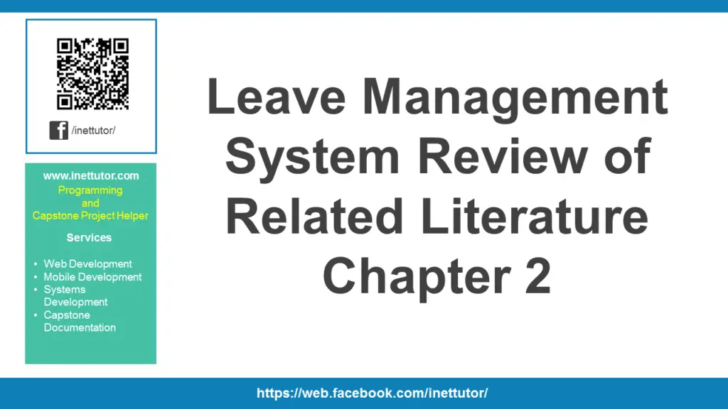 literature review in leave management system
