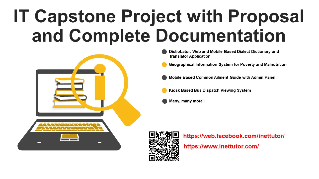 Free IT Capstone Project with Proposal and Complete Documentation 2024