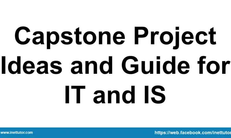 capstone project title proposal for information technology