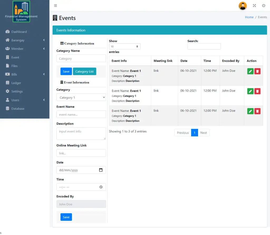 Financial Management System Free Bootstrap Template - iNetTutor.com 2024