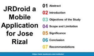 JRDroid a Mobile Application for Jose Rizal
