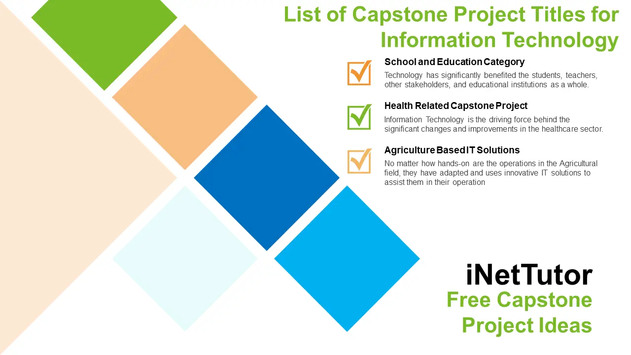 List of Capstone Project Titles for Information Technology