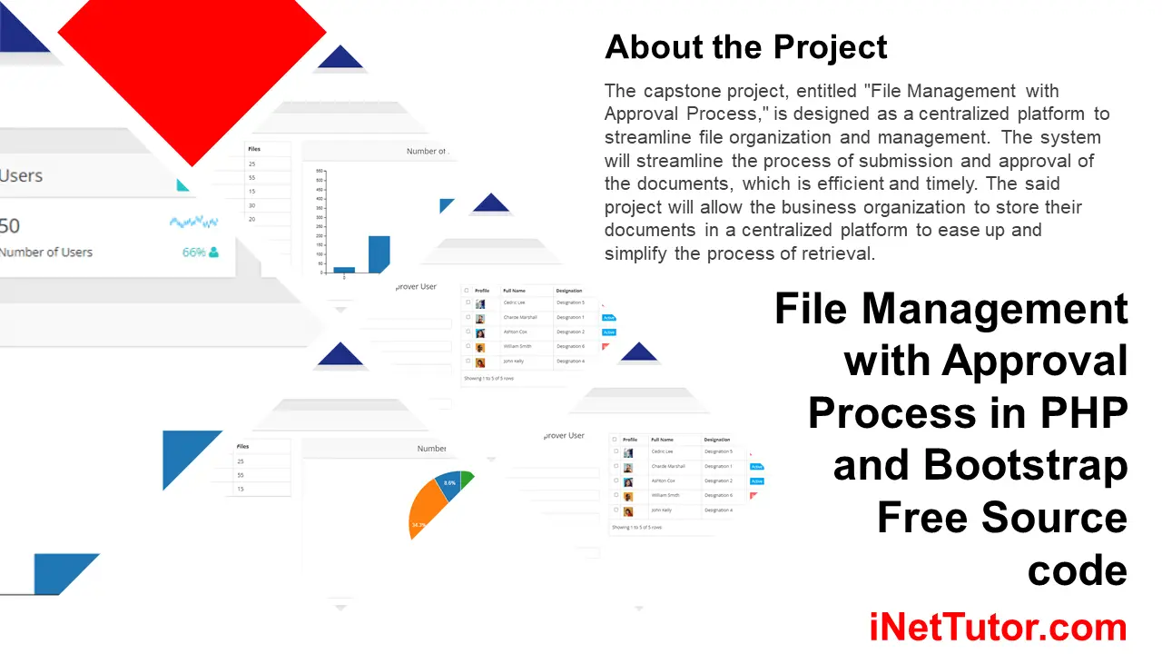 File Management with Approval Process in PHP and Bootstrap Free Source