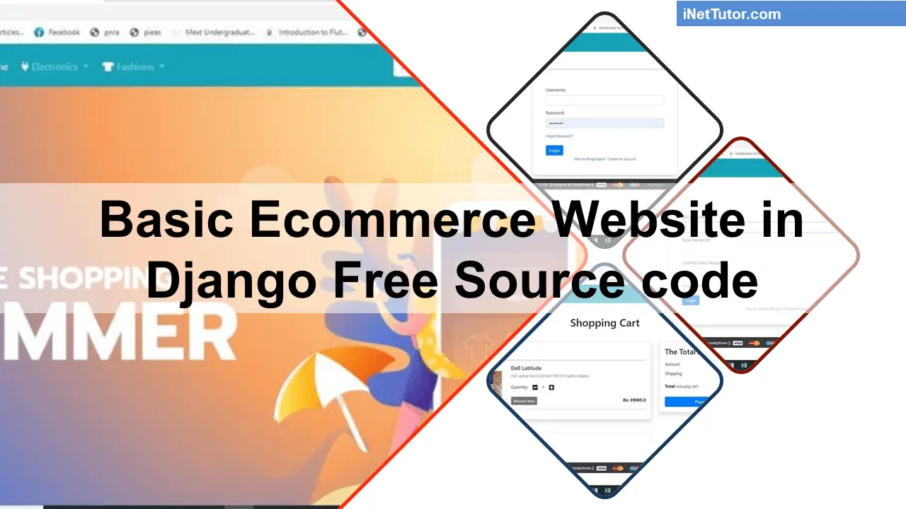 Basic Ecommerce Website In Django Free Source Code INetTutor