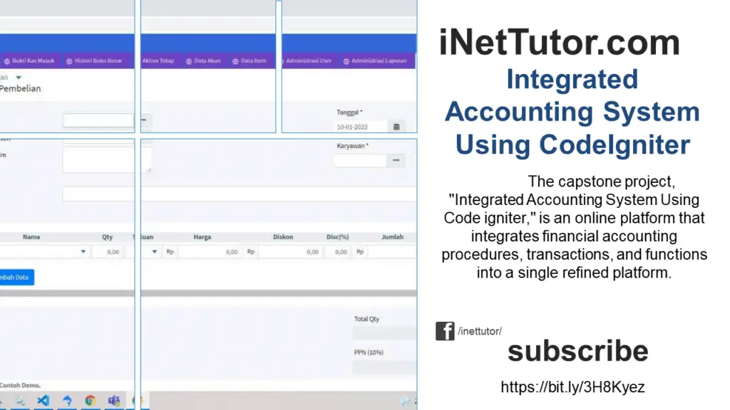 Integrated Accounting System Using CodeIgniter