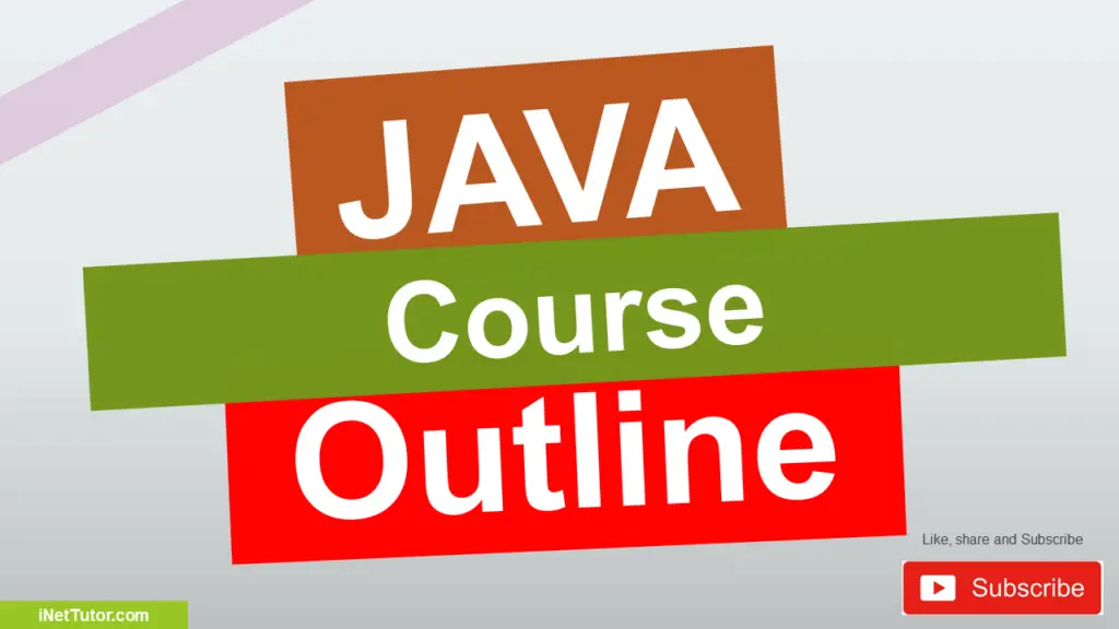 Java Course Outline