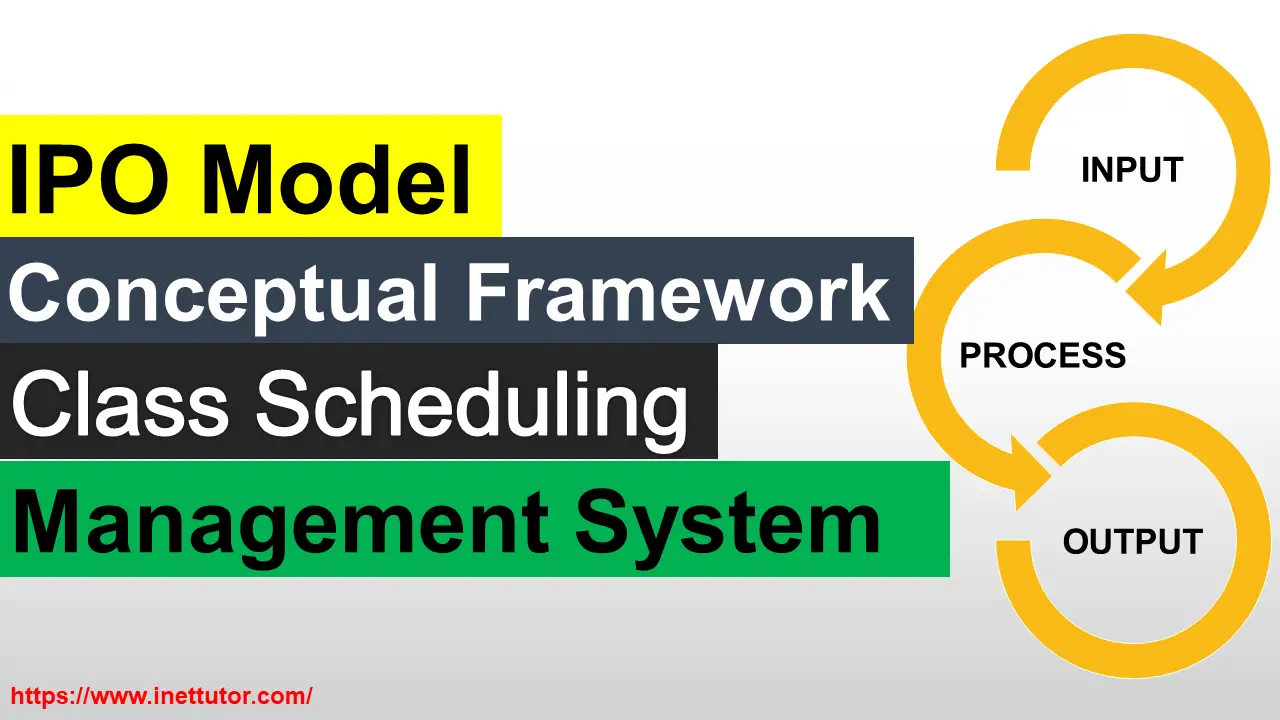 Free Class Scheduling Conceptual Framework 2024