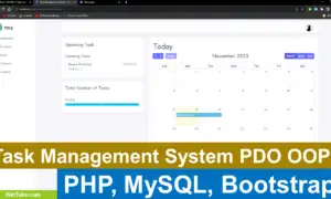 Task Management System using PDO OOP
