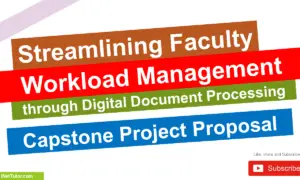 Streamlining Faculty Workload Management through Digital Document Processing