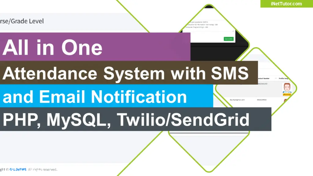 All in One Attendance System with SMS and Email Notification