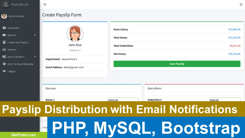 Automating Payslip Distribution with Email Notifications