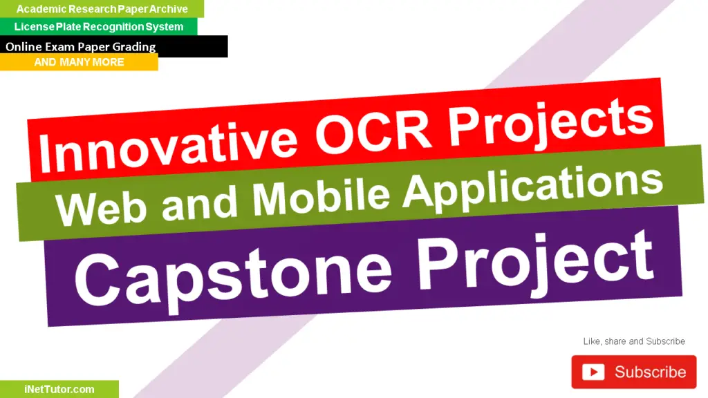 Innovative OCR Projects for Web and Mobile Applications