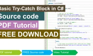 Basic Try-Catch Block in CSharp