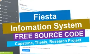 Fiesta Information System Free Source Code