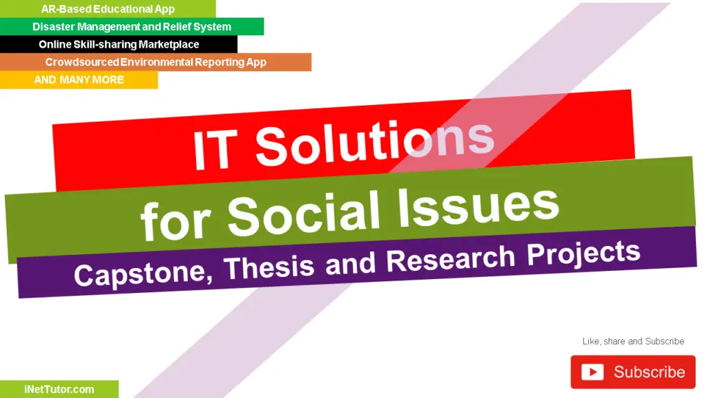 IT Solutions for Social Issues