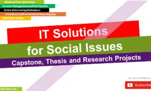 IT Solutions for Social Issues