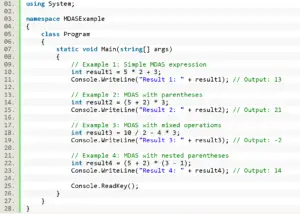 MDAS Example in CSharp - iNetTutor.com