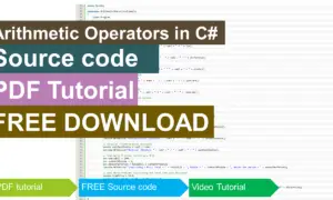 Arithmetic Operators in CSharp