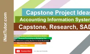 Capstone Project Ideas for Accounting Information System