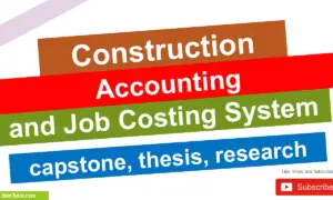 Construction Accounting and Job Costing System