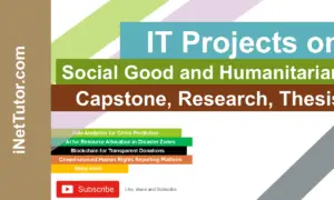 IT Projects on Social Good and Humanitarian