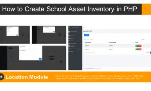 School Asset Inventory Location Module