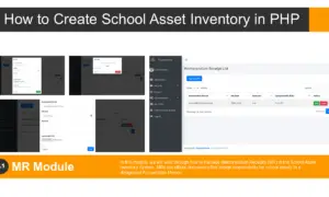 School Asset Inventory MR Module