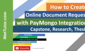 How to Create Online Document Request with PayMongo Integration