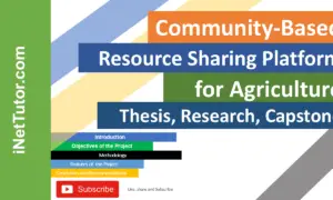 Community-Based Resource Sharing Platform for Agriculture