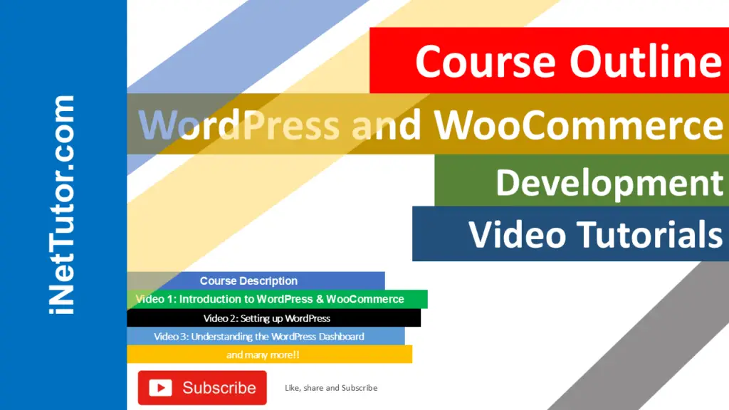 WordPress and WooCommerce Development Course Outline