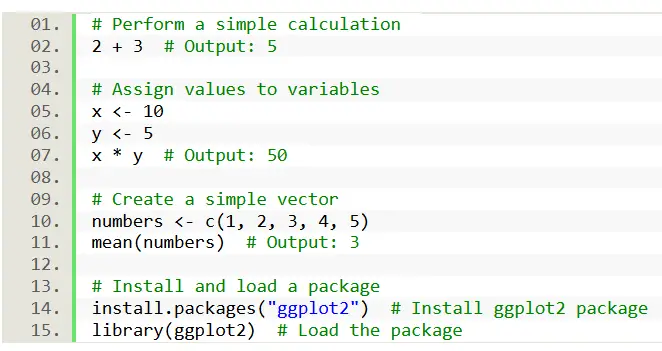 Basics of Statistical Analysis and Visualization using R - basic R command